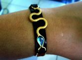 Pulseira serpente azul